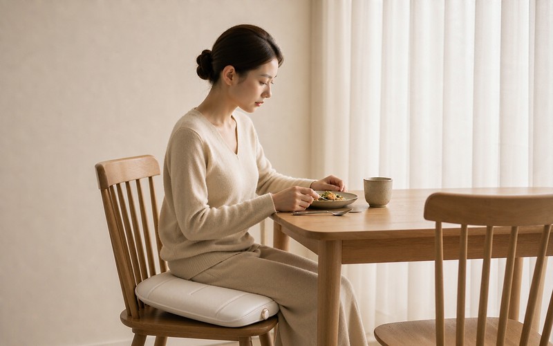 发热坐垫适用场景——餐椅用餐